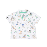 Country Club Dogs Neutral - Polo with Casual Short  & Bucket Hat