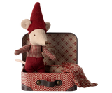 Christmas mouse, Baby in suitcase - HoneyBug 
