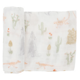 Cotton Muslin Swaddle Blanket - Desert Night