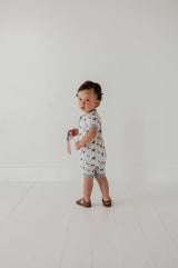Summer Zip Romper - HoneyBug 