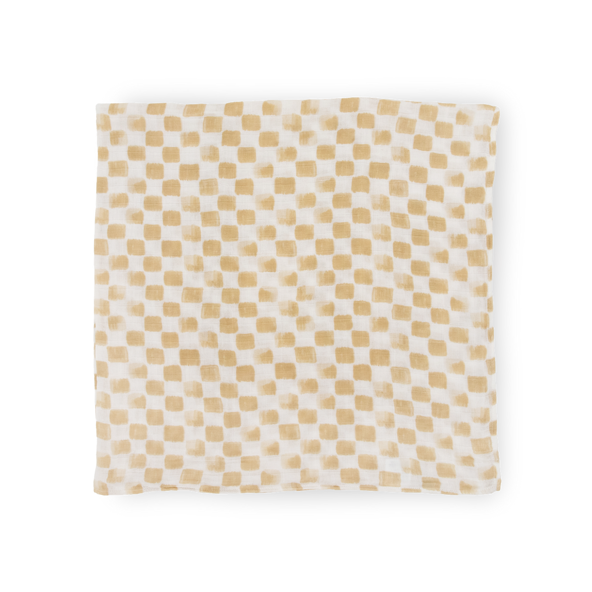 Cotton Muslin Swaddle Blanket - Adobe Checker