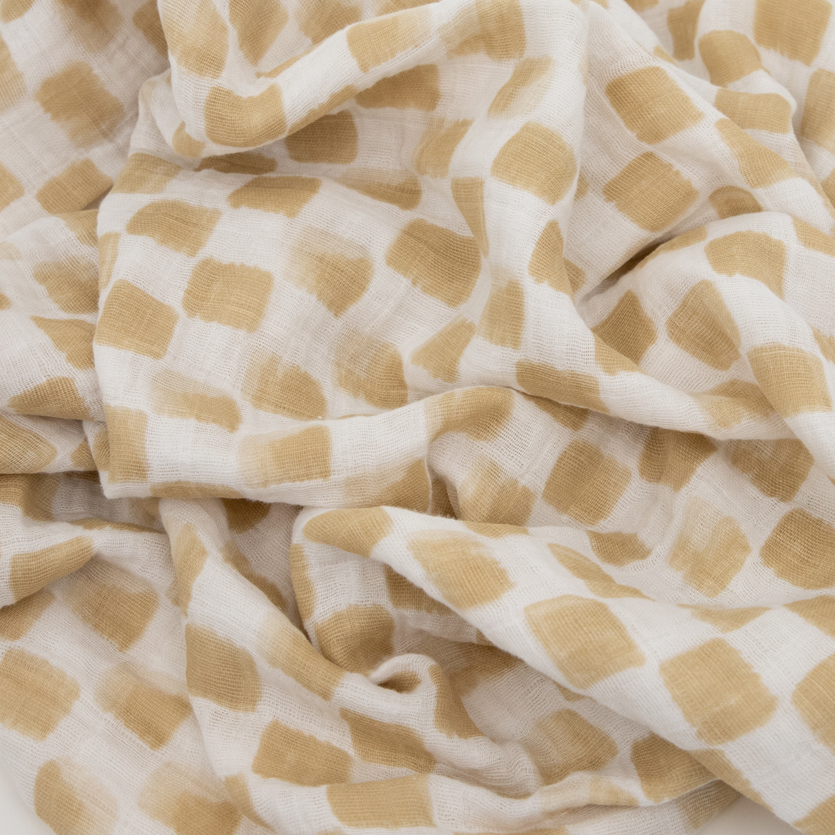 Cotton Muslin Swaddle Blanket - Adobe Checker