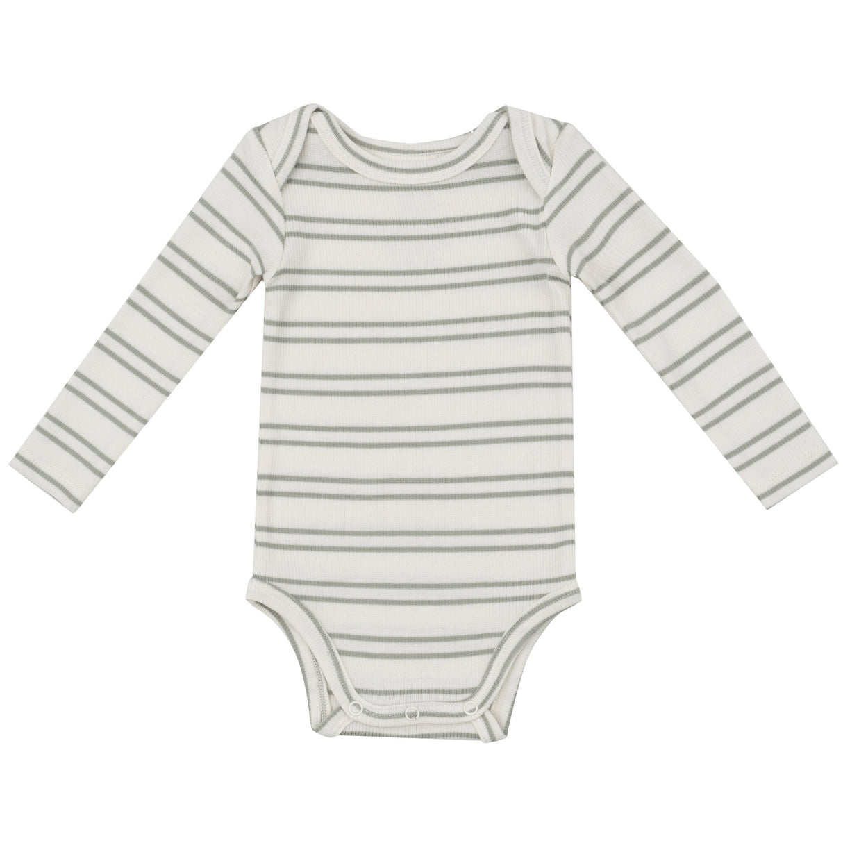 Bodysuit - Modal Rib Stripe - Desert Sage