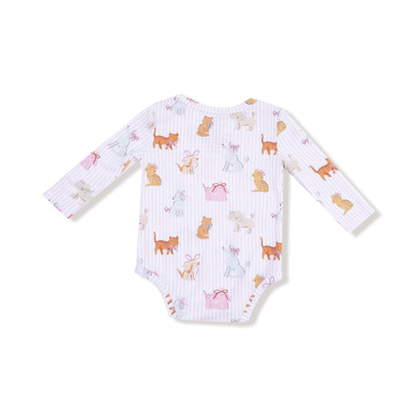 Lap Shoulder Bodysuit - HoneyBug 