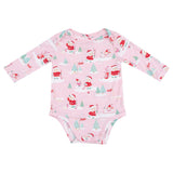 Lap Shoulder Bodysuit - Golfing Mrs. Claus and Elves - HoneyBug 