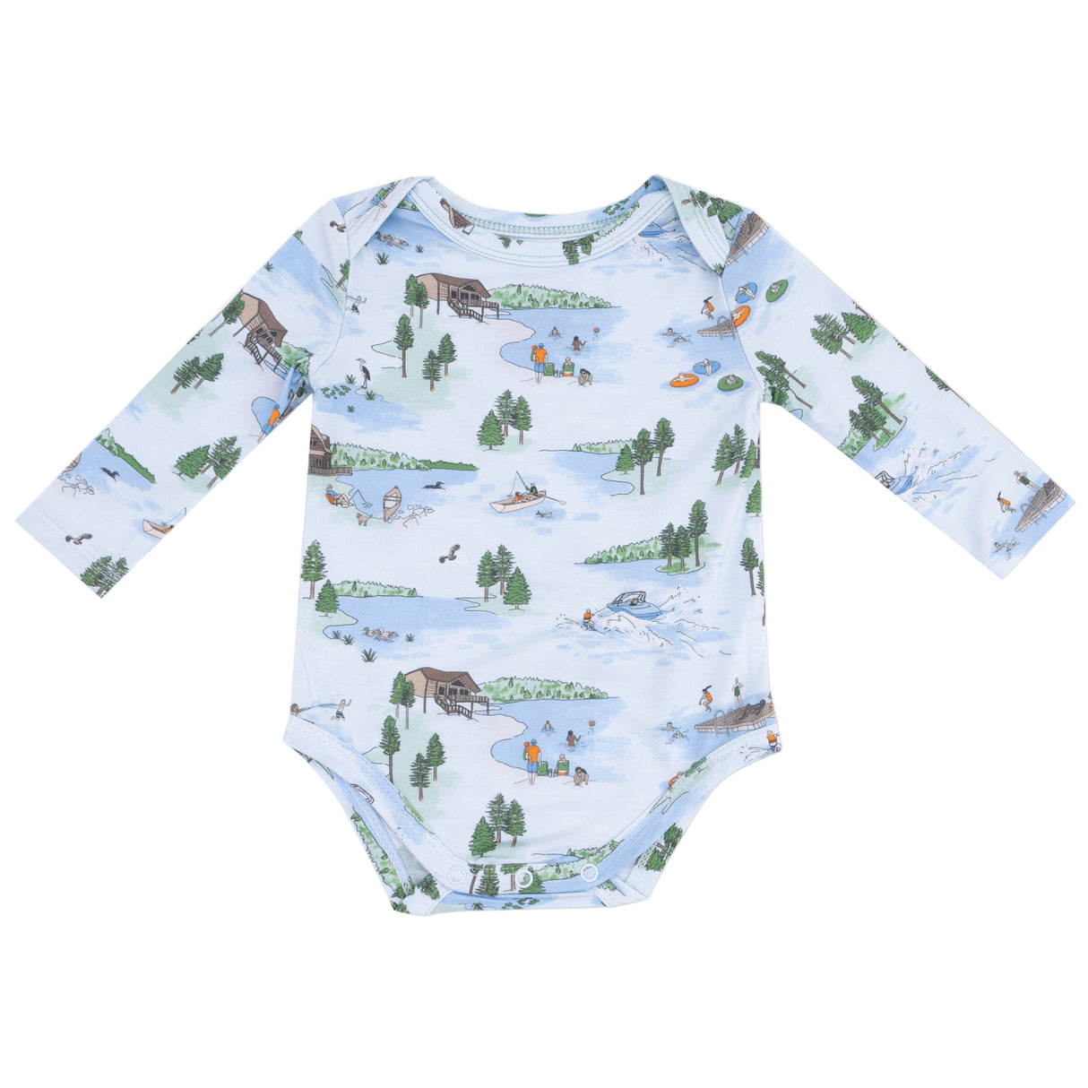 Lap Shoulder Bodysuit - HoneyBug 