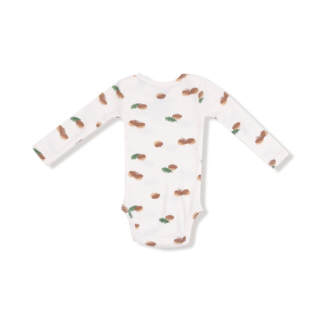 Lap Shoulder Bodysuit - Tiny Acorns - HoneyBug 