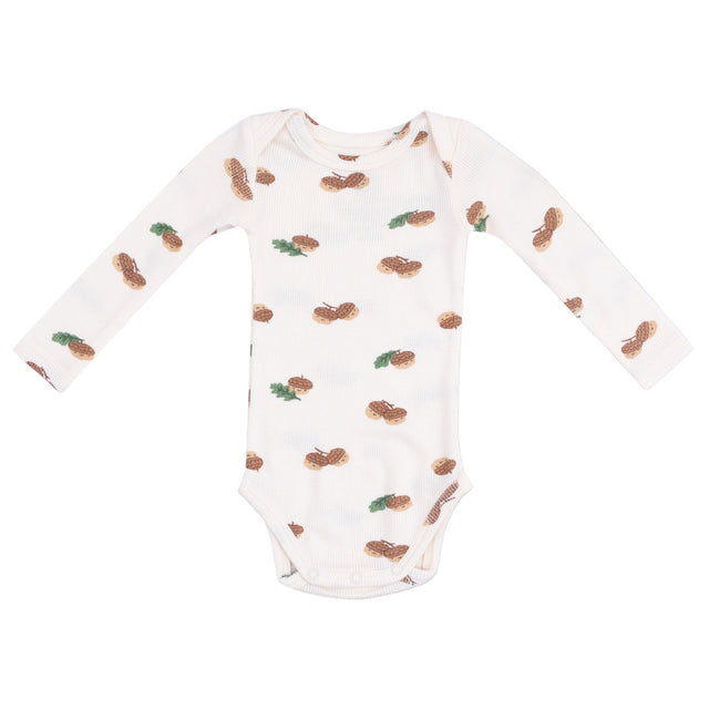 Lap Shoulder Bodysuit - Tiny Acorns - HoneyBug 