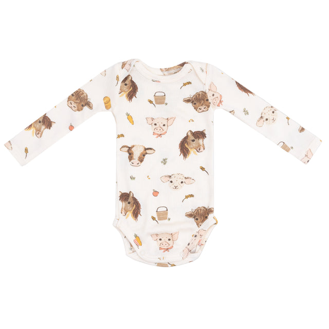 Lap Shoulder Bodysuit - HoneyBug 