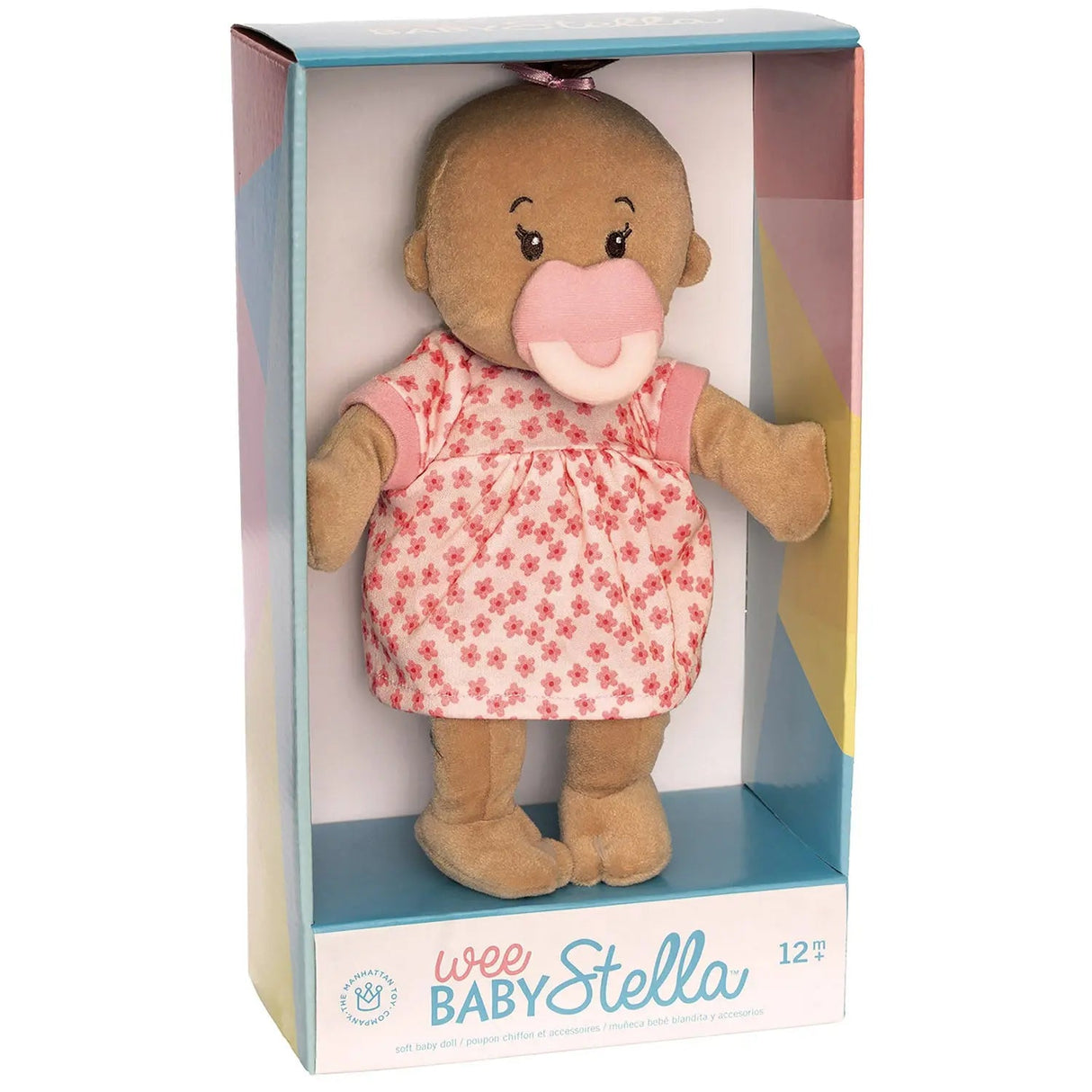 Wee Baby Stella Beige with Brown Hair by Manhattan Toy - HoneyBug 