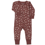 Organic 2-Way Zip Romper - Winter Bloom