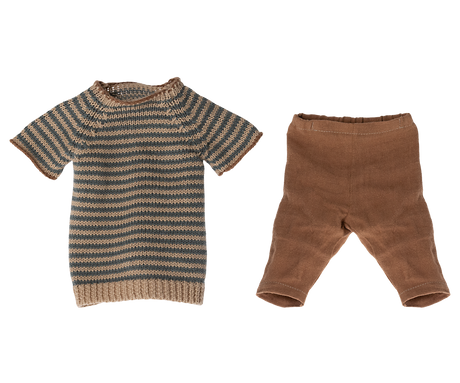 Doll Pants and Knitted Sweater - Size 4 - HoneyBug 