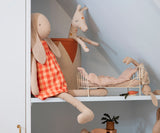 Doll Plaid Dress - Size 5 - Red - HoneyBug 