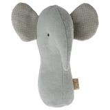 Lullaby Friends Rattle - Elephant - Light Dusty Blue - HoneyBug 