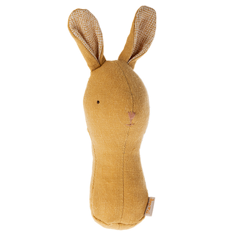 Lullaby Friends Rattle - Bunny - Dusty Yellow - HoneyBug 