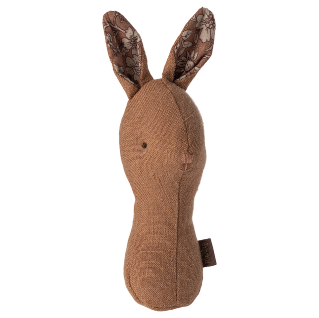 Lullaby Friends Rattle - Bunny - Chocolate - HoneyBug 