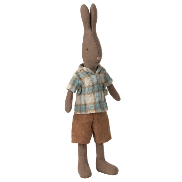 Rabbit Size 2 - Brown - Shirt and Shorts - HoneyBug 