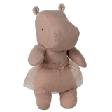 Hippo with Skirt - Small - Soft Rose - HoneyBug 