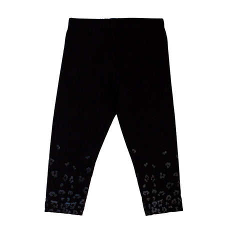 Black + Black Leopard Leggings - HoneyBug 