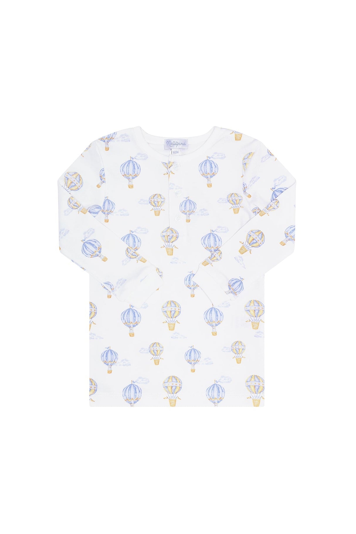 Blue Balloons Print Pajama