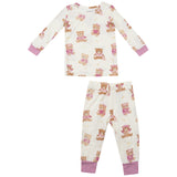 L/S Loungewear Set - Teddy Bears Pink