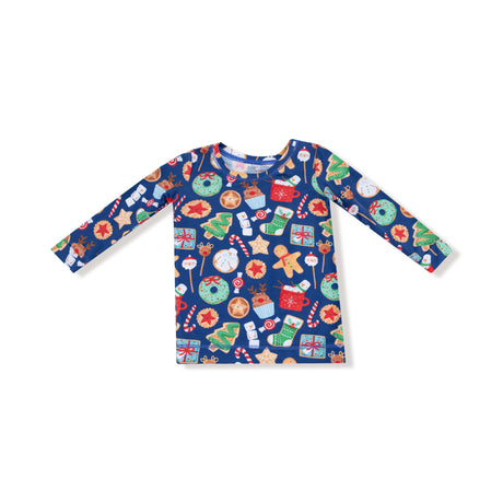 Long Sleeve Loungewear Set - Christmas Treats - HoneyBug 