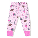 Long Sleeve Loungewear Set - Game Day - Pink