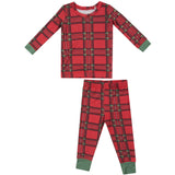 L/S Loungewear Set - Vintage Holiday Plaid