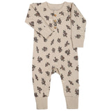 Organic Button Romper - Posy