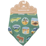 Bandana Bib - National Park Stickers