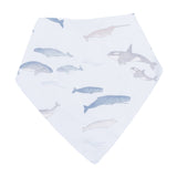 Little Whales - Polo Shortie & Bandana Bib
