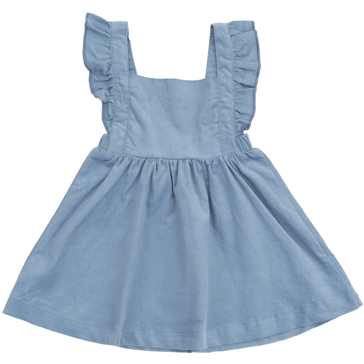 Pinafore Dress - Solid Glacier Lake