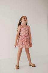 Tiered Mini Skirt