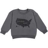 Organic Fleece Sweatshirt - Adventure Awaits