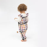 Smocked Overall - Harvest Plaid