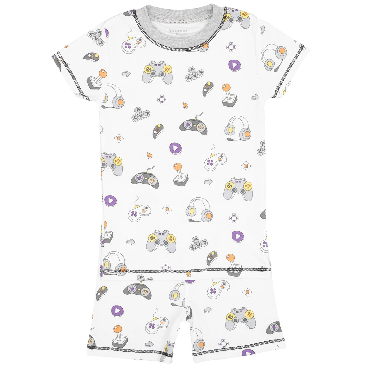 Video Gaming Short Sleeve Pajama Set