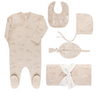 Jersey Cotton - Vintage Birds Collection-Deluxe Take Me Home Sets - HoneyBug 