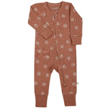 Organic 2-Way Zip Romper - Peace