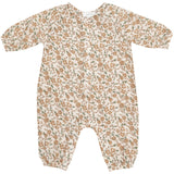 Peasant Romper - Bitty Brown Floral