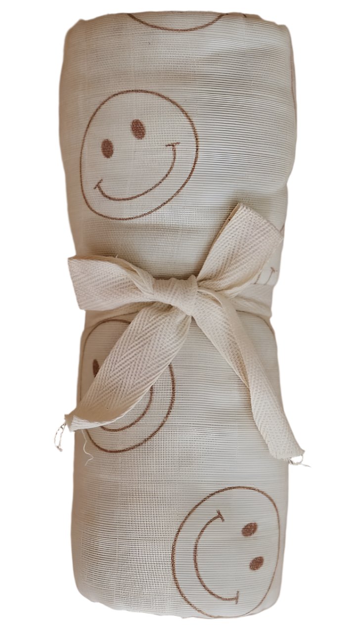 Muslin Swaddle | Just Smile Ivory