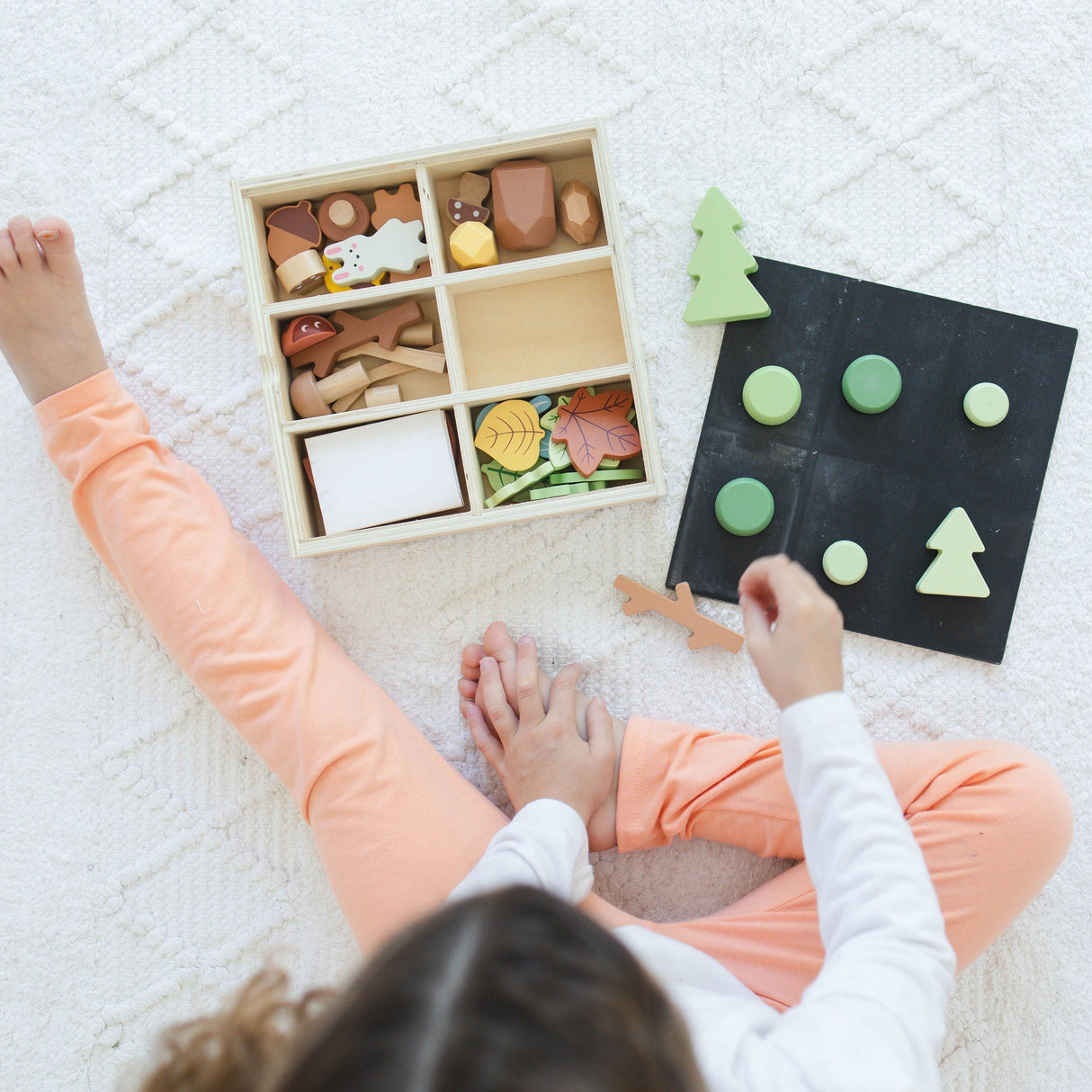 Wooden Forest Sensory Bin