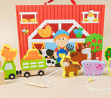 Farm Play Set Lacing Toy