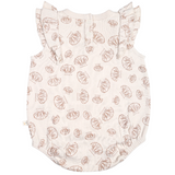 Organic Baby Flutter Bubble Onesie - Seashells