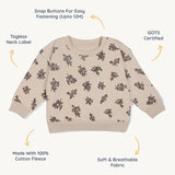 Organic Fleece Sweatshirt - Posy