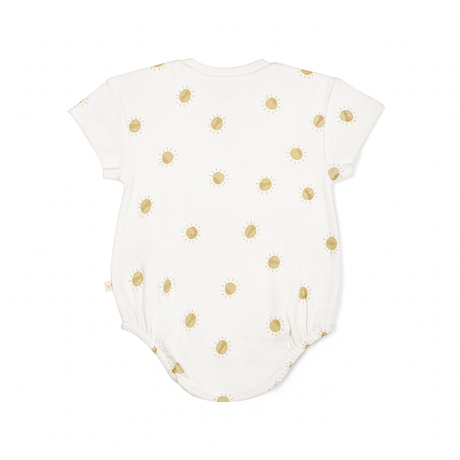 Organic Baby Bubble Romper - Sunshine