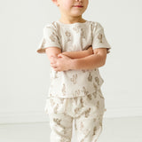 Organic Baby Toddler Harem Pants - Cactus - HoneyBug 