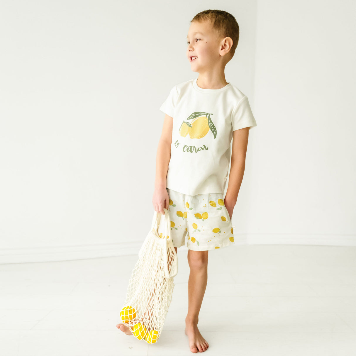 Organic Kids T-Shirts - Le Citron - HoneyBug 
