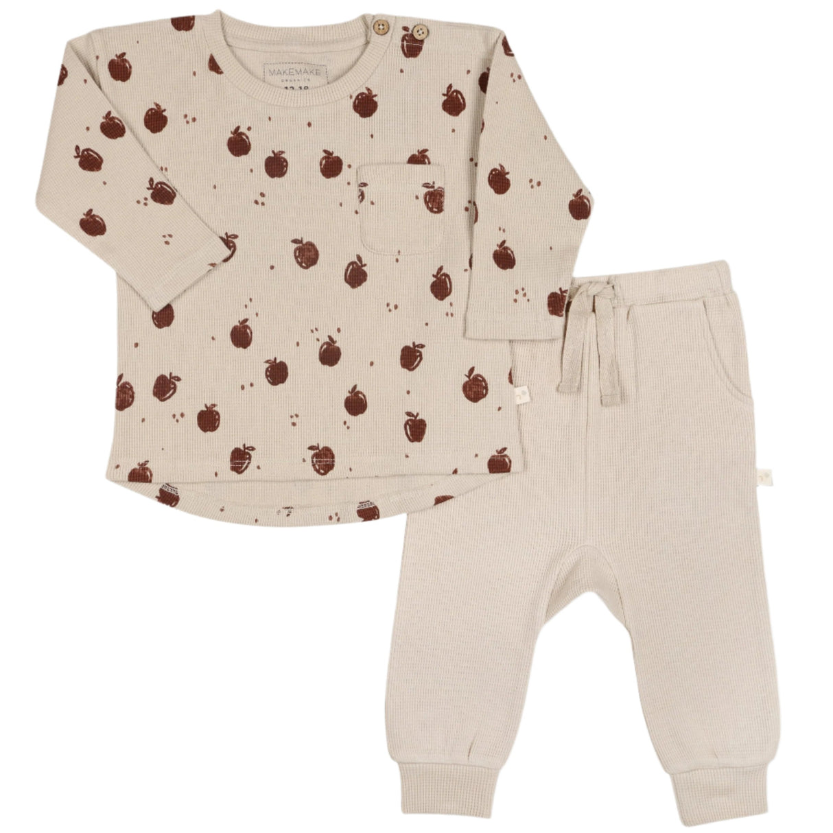 Organic Long Sleeve Tee & Pant Set - Orchard