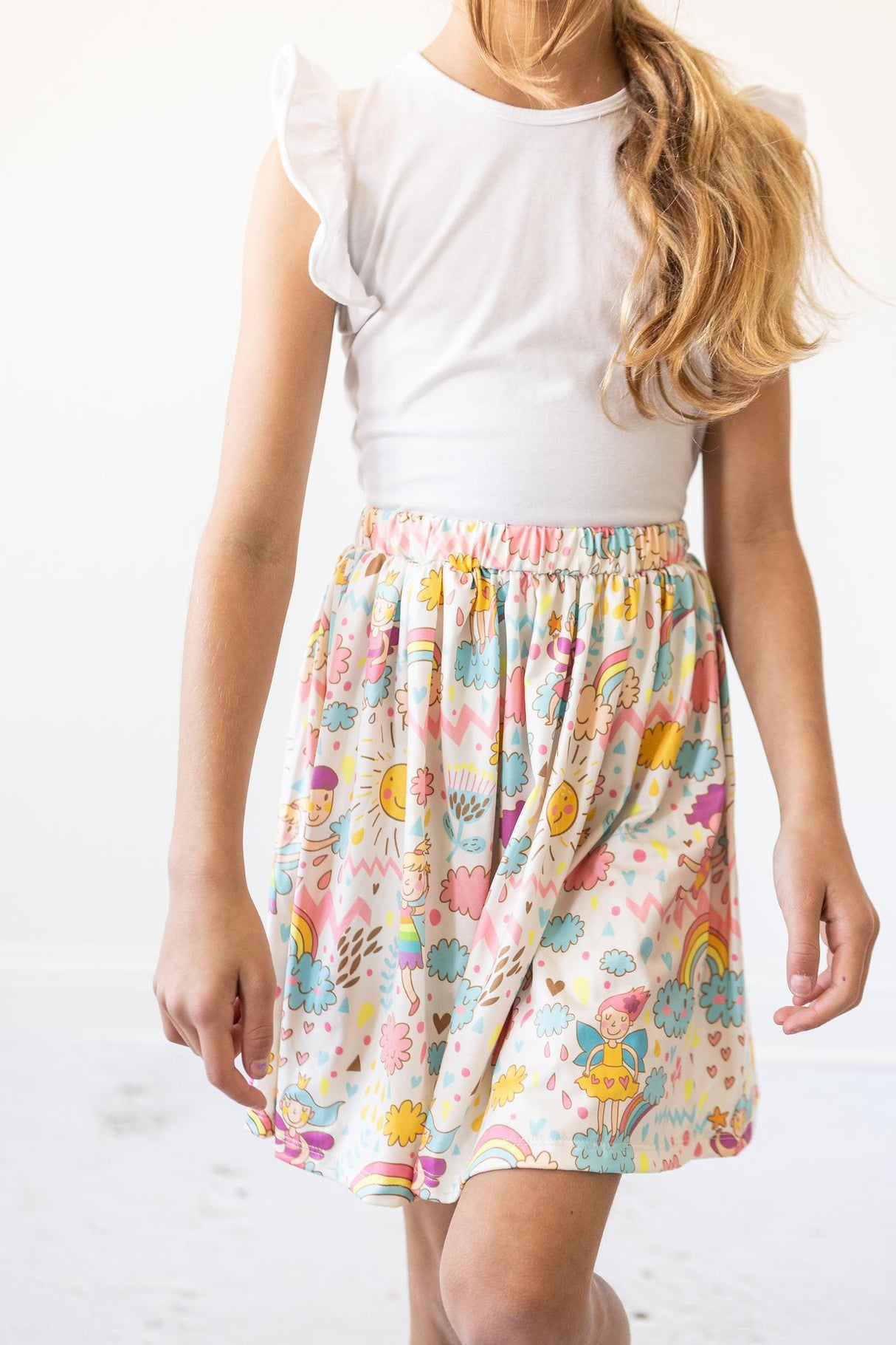 SALE Sunshine & Rainbows Twirl Skirt