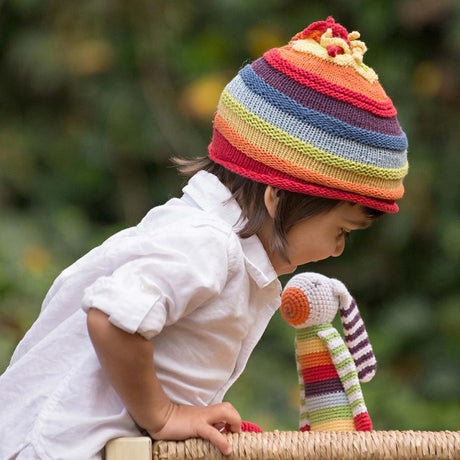 Rainbow Bunny Rattle